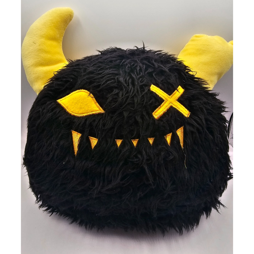 Meow Wolf Monster Plush Snaggy Stuffed Animal Black Yellow Steven Smith